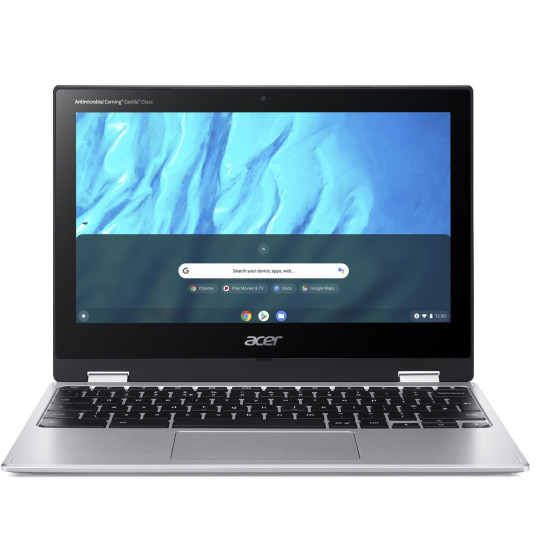 Acer Chromebook Spin 311 CP311-3H-K2RJ 29,46 cm (11,6 Zoll) Convertible, Mediatek MT8183, 4GB RAM, 64GB eMMC, ChromeOS, QWERTZ, Silber