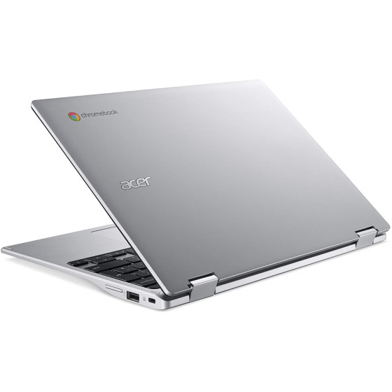 Acer Chromebook Spin 311 CP311-3H-K95V 29,46cm(11,6 Zoll) HD IPS MediaTek Octa-Core ARM Cortex A73/A53 (MT8183), 4 GB RAM, 64 GB eMMC, Mali-G72 MP3 GPU, Google Chrome OS, QWERTZ, Silber