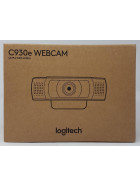 Logitech C930e Full HD Webcam, 30fps, 90° FOV, 4x Zoom - Schwarz