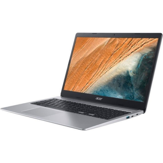 Acer Chromebook 15 CB315-3HT-C4GR 39,62 cm (15,6 Zoll) FHD, Intel Celeron N4120, 4GB RAM, 64GB eMMC, Chrome OS, QWERTZ, Silber