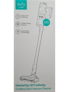 eufy by Anker HomeVac S11 Infinity kabelloser 2-in-1 Stab- und Handstaubsauger, ideal für Teppiche und Hartböden, Weiß/Blau