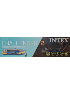 Intex 68367NP Challenger 2 Schlauchboot Set mit Paddel 236x114x41cm - Blau/Gelb